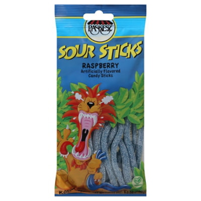 Paskesz Sour Sticks Raspberry - 3.5 Oz - Image 3