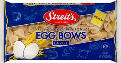 Streits Bows Egg Noodles - 8 Oz - Image 2