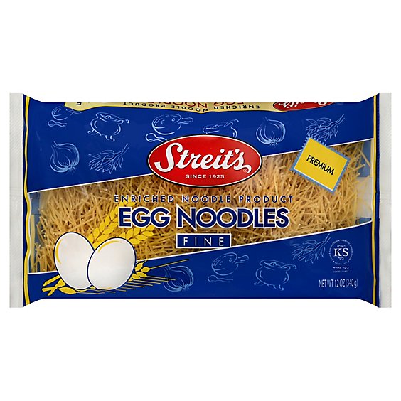 Streits Fine Egg Noodles - 12 Oz