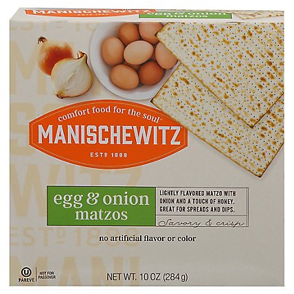 Manischewitz Egg N Onion Matzo - 10 Oz - Image 3