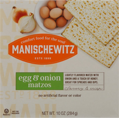 Manischewitz Egg N Onion Matzo - 10 Oz - Image 2