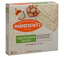 Manischewitz Egg N Onion Matzo - 10 Oz