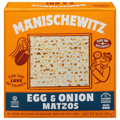 Manischewitz Egg N Onion Matzo - 10 Oz