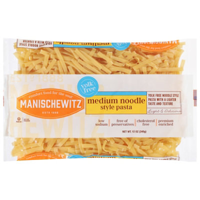 Manischewitz Medium Yolk Free Noodles - 12 Oz - Image 1