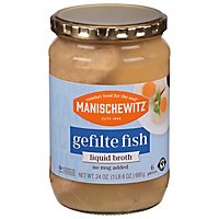 Manischewitz Clear Gefilte Fish - 24 Oz - Image 1