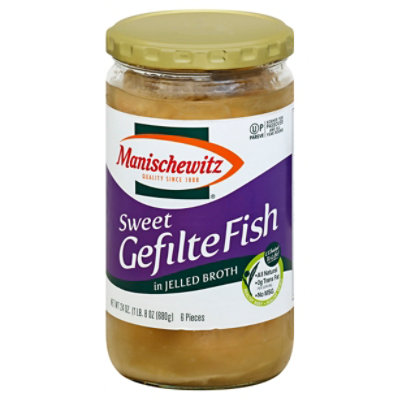 Manischewitz Sweet Gefilte Fish - 24 Oz - Image 1