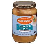 Manischewitz Clear Whitefish & Pike - 24 Oz