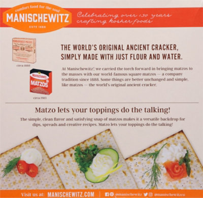 Manischewitz Specialty Food Thin Matzo Salted - 10 Oz - Image 6