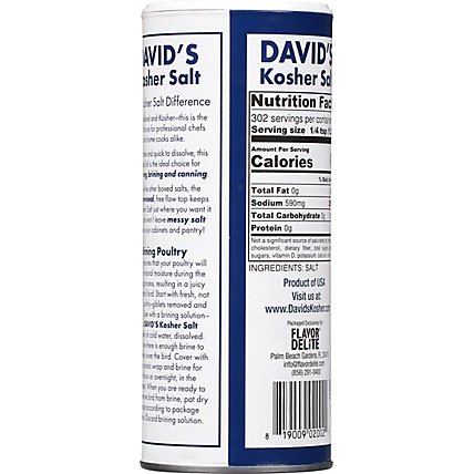 Davids Salt Kosher - 16 Oz - Image 6