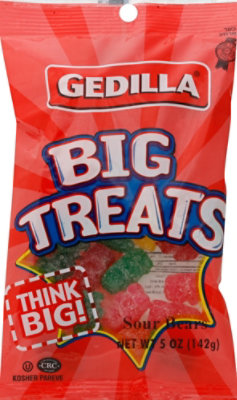 Gedilla Big Treats Sour Bears Kosher Candy - 5 Oz - Image 2