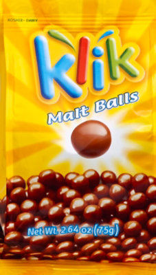 Klik Chocolate Covered Malt Balls - 2.64 Oz - Image 2