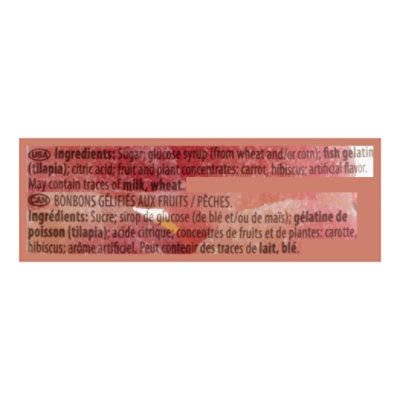 Paskesz Haribo Peaches Candy Kosher - 5.29 Oz - Image 4
