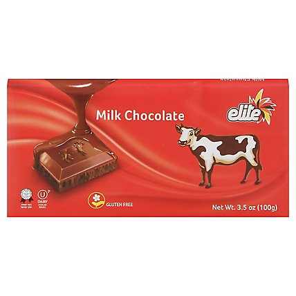 Elite Milk Chocolate Candy Bar Passover Only - 3 Oz - Image 1