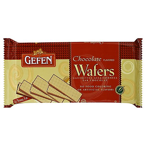 Gefen Chocolate Sugar Wafer - 16 Oz