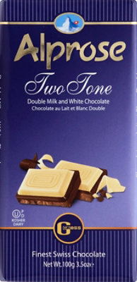 Alprose Two Tone Chocolate Bars - 3.5 Oz - Image 2