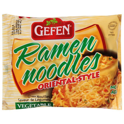 Gefen Vegetable Flavored Ramen Noodles - 3 Oz - Image 3