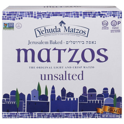 Yehuda Unsalted Matzo Thins - 10.5 Oz - Safeway