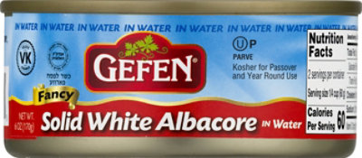 Gefen Solid White Albacore In Water - 6 Oz - Image 6