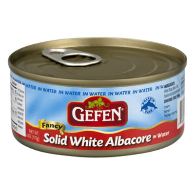 Gefen Solid White Albacore In Water - 6 Oz - Image 2