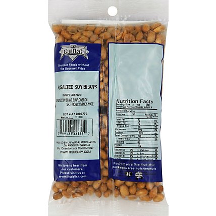 Its Delish Specialty Food Roasted Salted Soy Beans - 4 Oz - Image 3