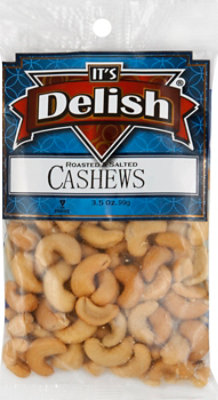 Its Delish Specialty Food Cashew Roasted Salted - 3.5 Oz - Image 2