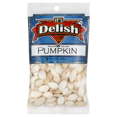 Its Delish Specialty Food Pumpkin Seeds Roasted Salted - 3 Oz