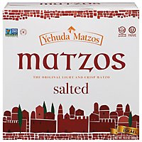 Yehuda Salted Matzo Thins Jerusalem Baked - 10.5 Oz - Image 3