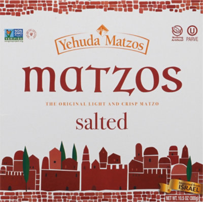 Yehuda Salted Matzo Thins Jerusalem Baked - 10.5 Oz - Image 6