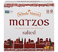 Yehuda Salted Matzo Thins Jerusalem Baked - 10.5 Oz