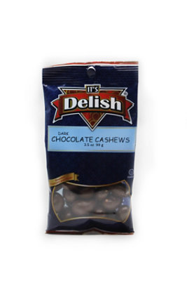 Its Delish Specialty Food Chocolate Cashews - 3.5 Oz