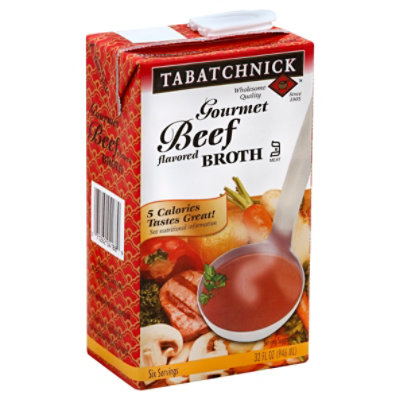 Tabatchnick Gourmet Beef Broth - 32 Fl. Oz. - Image 1