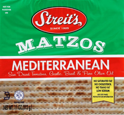 Streits Mediterranean Matzos - 11 Oz - Image 2