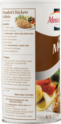 Manischewitz Whole Grain Matzo Meal - 16 Oz - Image 3