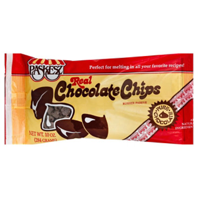 Paskesz Chocolate Chips - 10 Oz - Image 1
