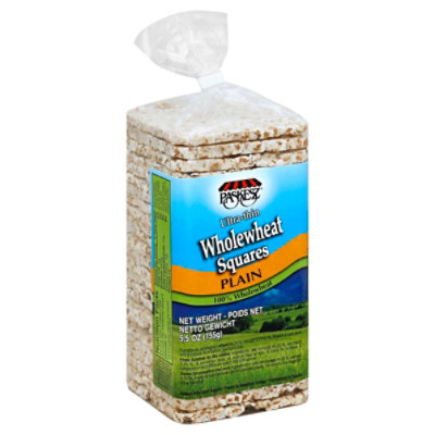 Paskesz Wholewheat Squares Plain - 5.5 Oz - Image 1