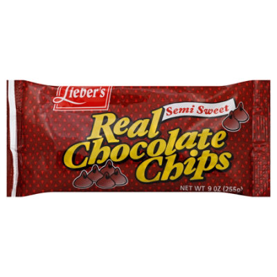 Liebers Semi Sweet Real Chocolate Chips - 10 Oz - Image 1