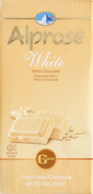 Alprose White Chocolate Bars - 3.5 Oz - Image 2