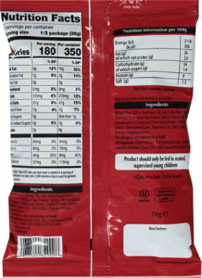 Osem Specialty Food Pizza Flavor Bissli - 2.5 Oz - Image 5