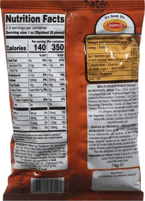 Osem Specialty Food Bissli Snack Barbecue - 2.5 Oz - Image 5