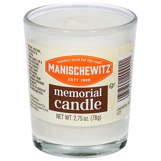 Manischewitz Memorial Candle - Each
