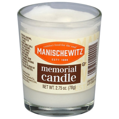 Manischewitz Memorial Candle - Each