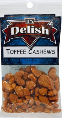 ItS Delish Toffee Cashews - 3 Oz - Image 2