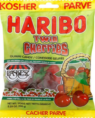 Paskesz Haribo Twin Cherry - 5.29 Oz - Image 2