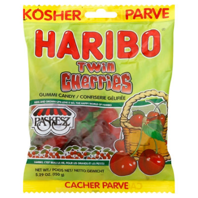 Paskesz Haribo Twin Cherry - 5.29 Oz - Image 1