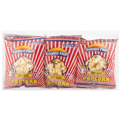 Golden Fluff 6 Pack Popcorn - 6 Package - Image 2
