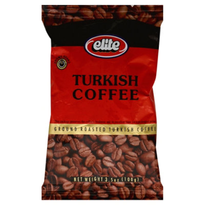 Elite Turkish Coffee Ground - 3.5 Oz - Image 1