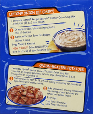 Lipton Recipe Secrets Recipe Soup & Dip Mix Onion Recipe - 2 Count - Image 6