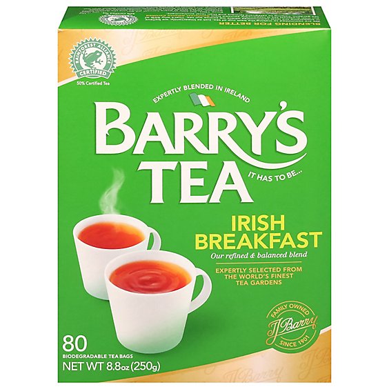 Barrys Tea Black Tea Irish Breakfast - 80 Count
