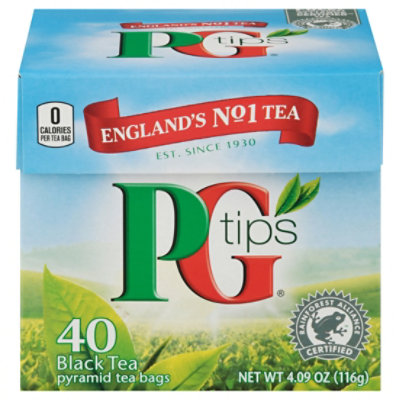 PG Tips Black Tea - 40 Count - Image 1