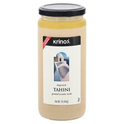 Krinos Specialty Food Sesame Tahini - 16 Oz - Image 3